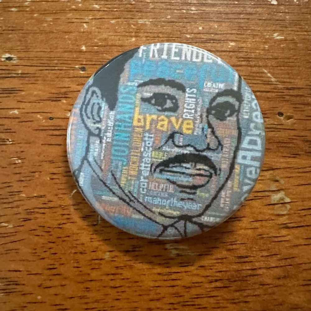 Mlk button pin